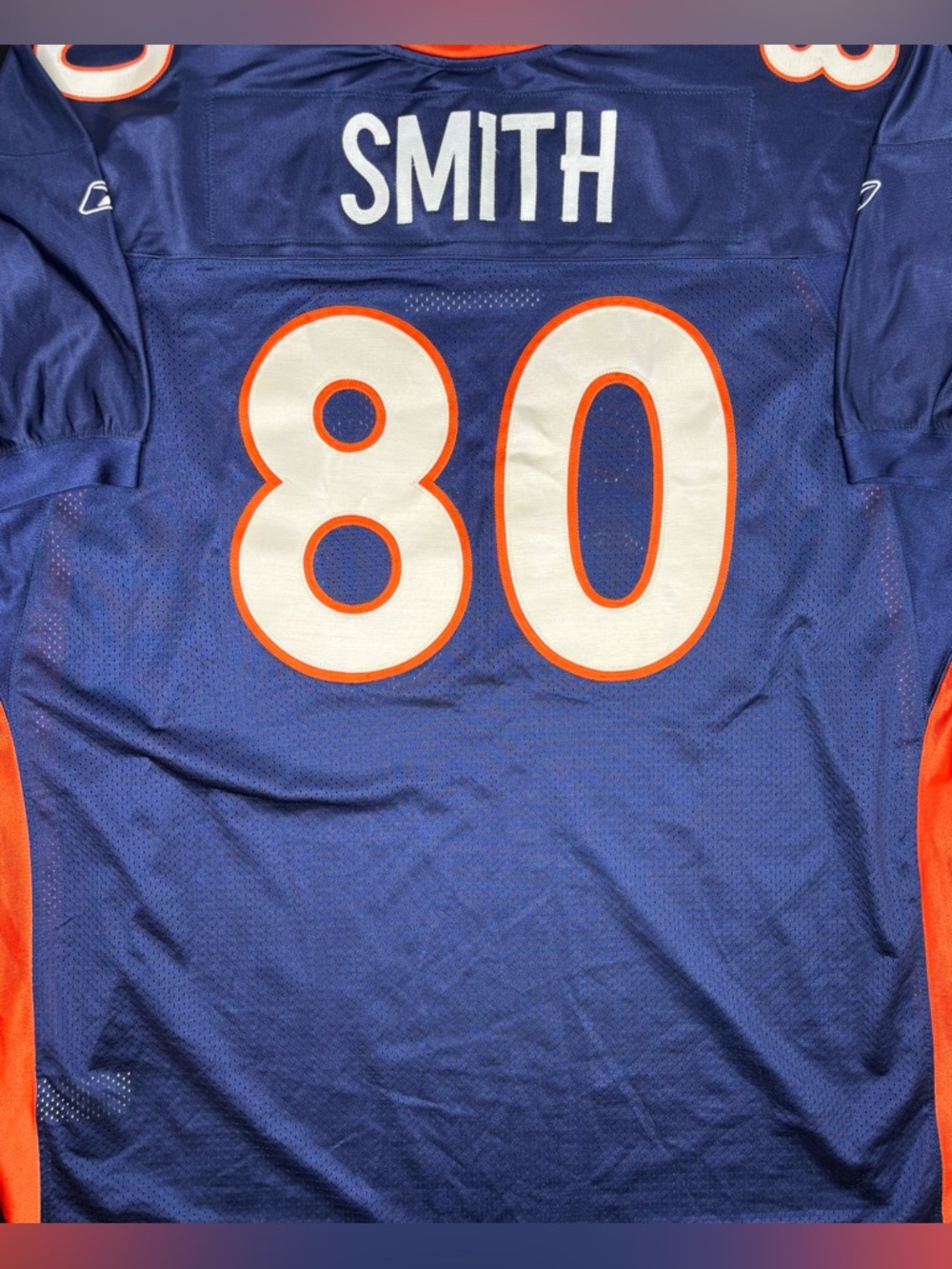 Rod Smith Denver Broncos Authentic Reebok Jersey Sz 60